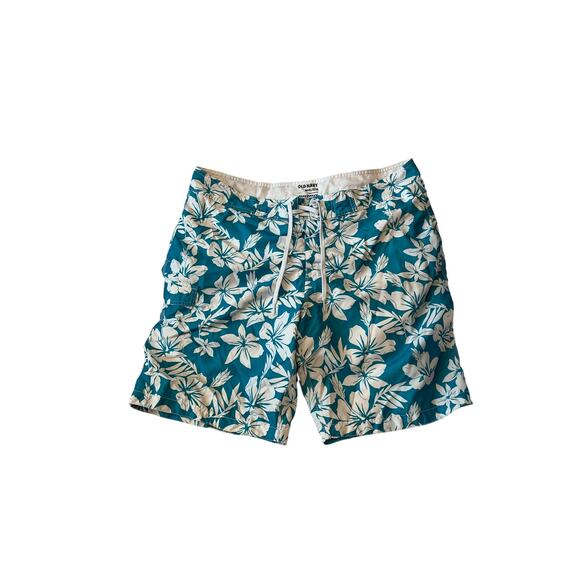 Old Navy Floral Swim/Surf Shorts Mens XL - Picture 1 of 3